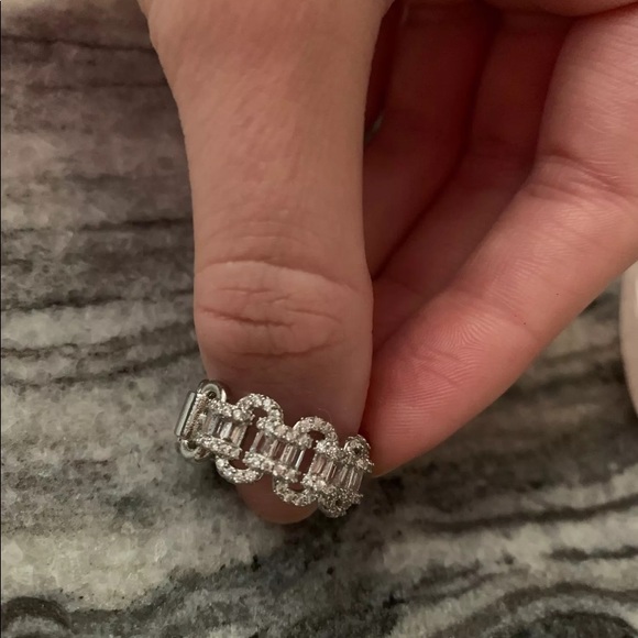 CZ Silver plated Ring - Picture 5 of 6